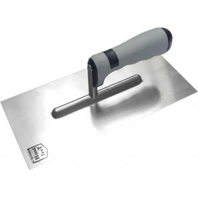 Hladidlo antikorové, kovová pogumovaná rukoväť hladké 270x130mm 750301