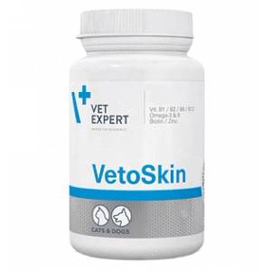 VetExpert VetoSkin /VetoSkin Ultra twist-off - за кучета и котки с кожни заболявания и дерматологични симптоми- 60 капсули