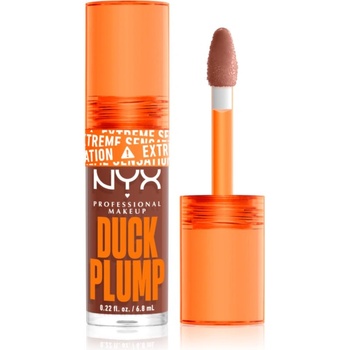 NYX Cosmetics Duck Plump блясък за устни с увеличаващ ефект цвят 07 Mocha Me Crazy 6, 8ml