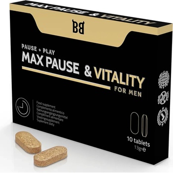 Blackbull By Spartan Max Pause & Vitality Pause + Play For Men 10 Tablets