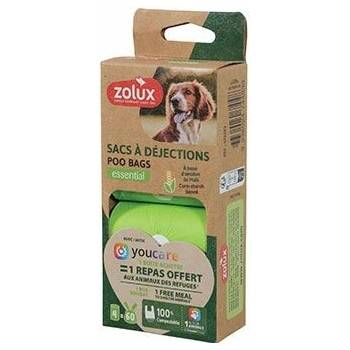 Zolux Súprava ECO sáčkov na exkrementy 4x15 ks