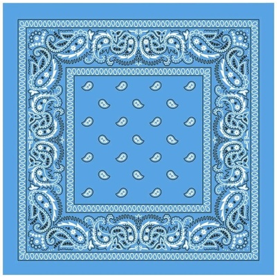 Blingstar bandana šátek Světle modrá B389
