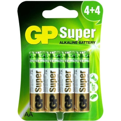 GP Super Alkaline AA 8ks 1013218000