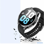 Tech-Protect Качествен силиконов (TPU) кейс с вграден протектор за дисплея на Samsung Galaxy Watch 6 40мм - Tech-protect Defense360 Case (черен-прозрачен) (THP2178)