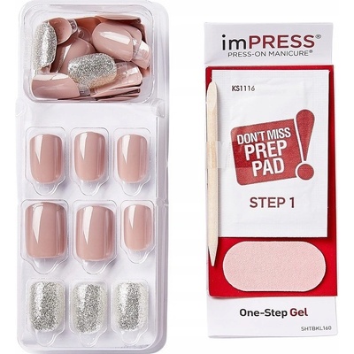 Kiss imPRESS Samolepiace nechty Nails One More Chance 30 ks