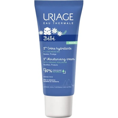 Uriage Хидратиращ крем за бебета Uriage - За лице, 40 ml