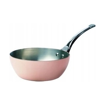 De BUYER Hlboká medená panvica na indukciu 24 cm