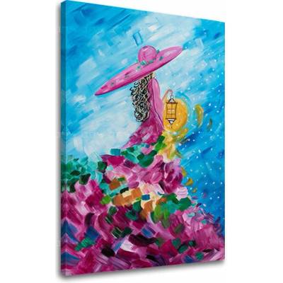 Obraz na plátne ŽENA 1 dielny - 60x85 cm