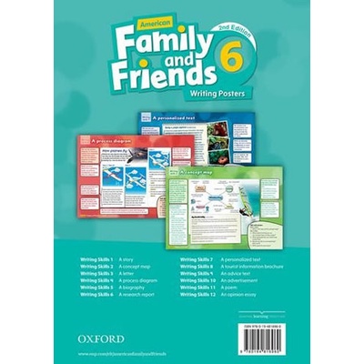 Family and Friends 6 American Second Edition Writing Posters