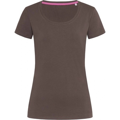 Stedman Claire Relaxed Crew Neck Tmavo hnedá