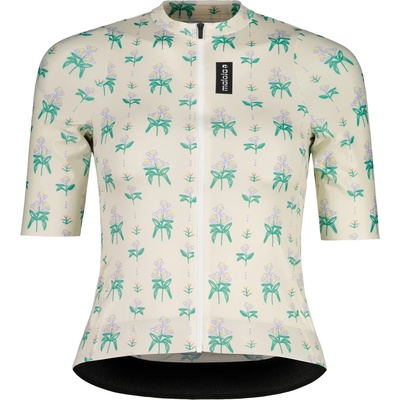 Maloja Дамска фланелка с къс ръкав за колоездене Maloja Women's VelikaM. Cycling jersey - Shaded White Iris - размер XL (156-3057-0515)