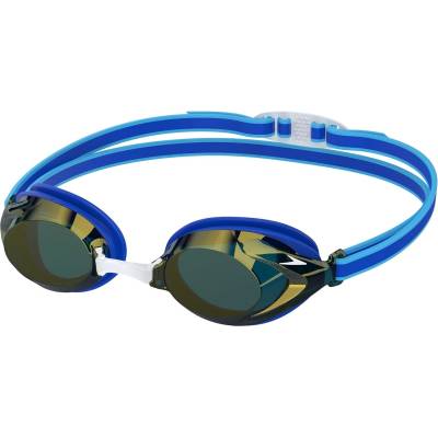 Speedo Vanquisher Mirror Race Goggles - Cobalt/Gold
