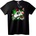 NOONEBRAND Тениска Череп и Лози - 2XL, Black