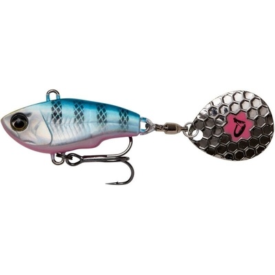 Savage Gear Fat Tail Spin 8cm 24g Blue Silver Pink