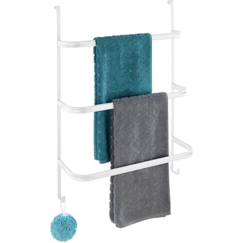 WENKO Висяща стоманена поставка за кърпи в матово бял цвят Irpinia - Wenko (26249100)