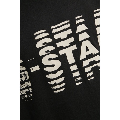 G-Star Raw Памучна тениска G-Star Raw в черно с принт D25140-336 (D25140.336)