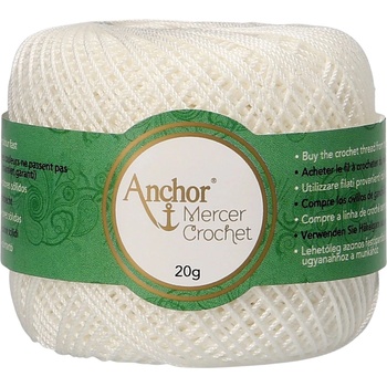 Anchor Mercer Crochet 40tkt 00002 Плетене на една кука прежда (4764040-00002)