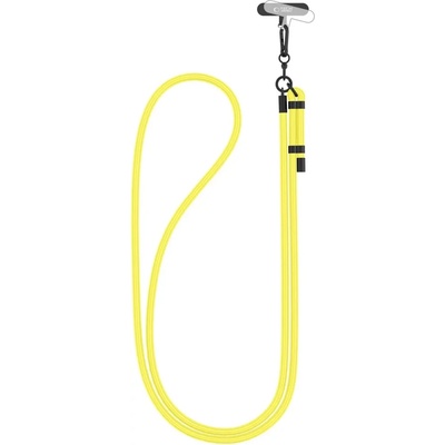 Tech-protect C1S ROPE crossbody каишка неон жълт/черен (5906302312054)