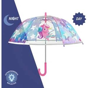  Детски прозрачен чадър Perletti CoolKids Еднорог 15581