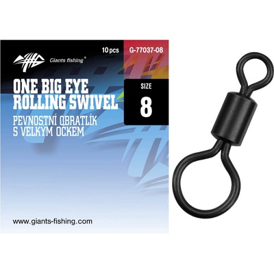 Giants Fishing One Big Eye Rolling Swivel veľ.8 10 ks Pevnostní obratlík s velkým očkem