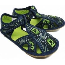 Ef Barefoot papuče 386 Green Craft