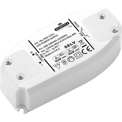 Dehner Elektronik SE 8-12VL napájecí zdroj pro LED konstantní napětí 8 W 0.67 A 12 V/DC schválení nábytku , ochrana prot