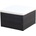 vidaXL Табуретка за крака - отоманка, от полиратан, 53x53x30 cм, кафяв (42670)