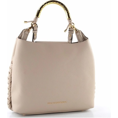 Lola Casademunt shopper kabelka s kovovým madlem ecru LS2604019