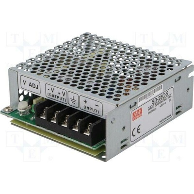 MEAN WELL SD-25C-5 Měnič: DC/DC; 25W; Uvst: 36÷72VDC; Uvýst: 5VDC; Ivýst: 5A; k vestavbě