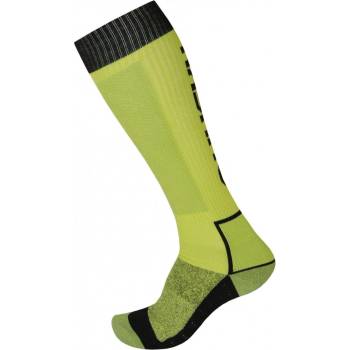 Husky ponožky Snow Wool zelená / čierna