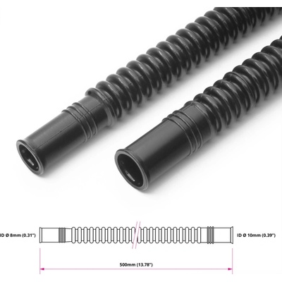 Nuke Performance Palivová in-tank flexibilní hadice, rovná, 8/10mm, 350mm – Zboží Mobilmania