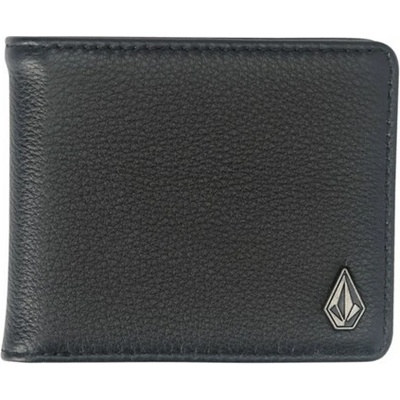 VOLCOM peněženka Single Stone Leather Wallet BLK