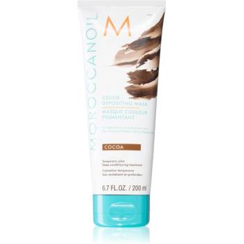 Moroccanoil Color Depositing нежна подхранваща маска без перманентни цветови пигменти Cocoa 200ml