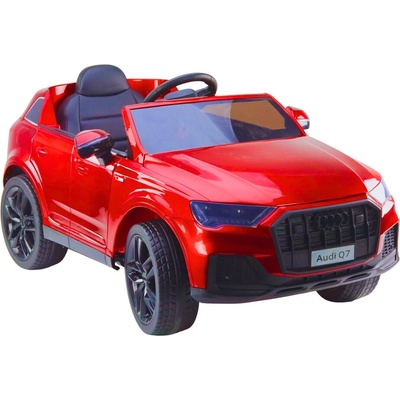 Lean Cars elektrická autíčko Audi Q7 lakované červené