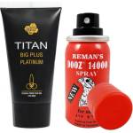 DOOZ 14000 спрей за задържане + Titan gel за уголемяване на пениса