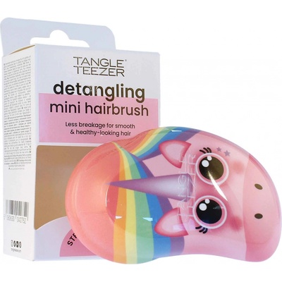 Tangle Teezer Original Rainbow Unicorn Print Mini kefa na vlasy