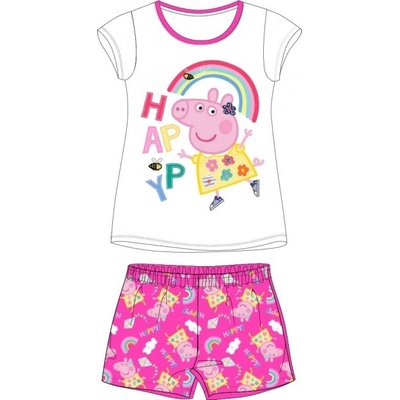 E plus M pyžamo prasiatko Peppa biele