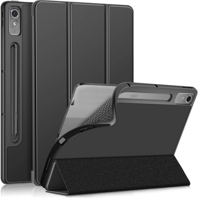 Vsechnonamobil 64189 LEATHER Zaklápěcí kryt pro Lenovo Tab P12 černý