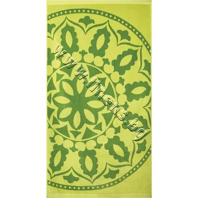 Dilios Плажна кърпа Dilios Медальон Зелен, p/n 20854132574 - Плажна кърпа от Памук 400 гр/м2 (20854132574)