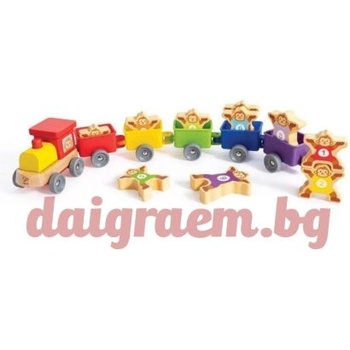 Image 1 of Hape Влакче с маймунки, hape e1075 (h1075)
