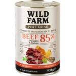 WILD FARM pure mono Говеждо с тиква и киноа 400 г - монопротеинова храна за кучета