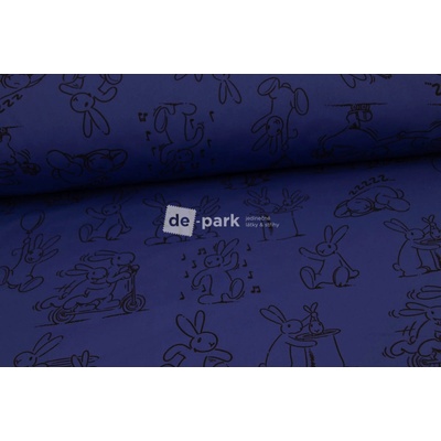 de-park Zimní softshell 10/3 - Bob a Bobek - královsky modrá