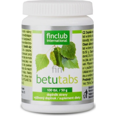 Finclub fin Betutabs 100 tabliet