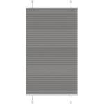 vidaXL Плисирана щора Антрацит 70x150 cm Ширина на плата 69, 4 cm (4015086)
