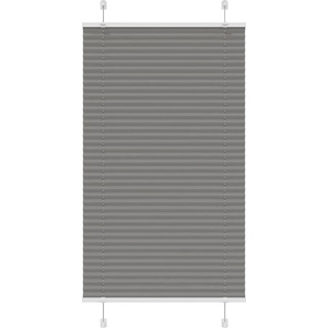 vidaXL Плисирана щора Антрацит 70x150 cm Ширина на плата 69, 4 cm (4015086)