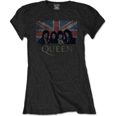 Queen Union Jack Vintage (Retail Pack) Black L Дамски Риза (QUTSP12LB03)