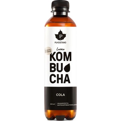 Puhdistamo Kombucha BIO citrón zázvor 400 ml