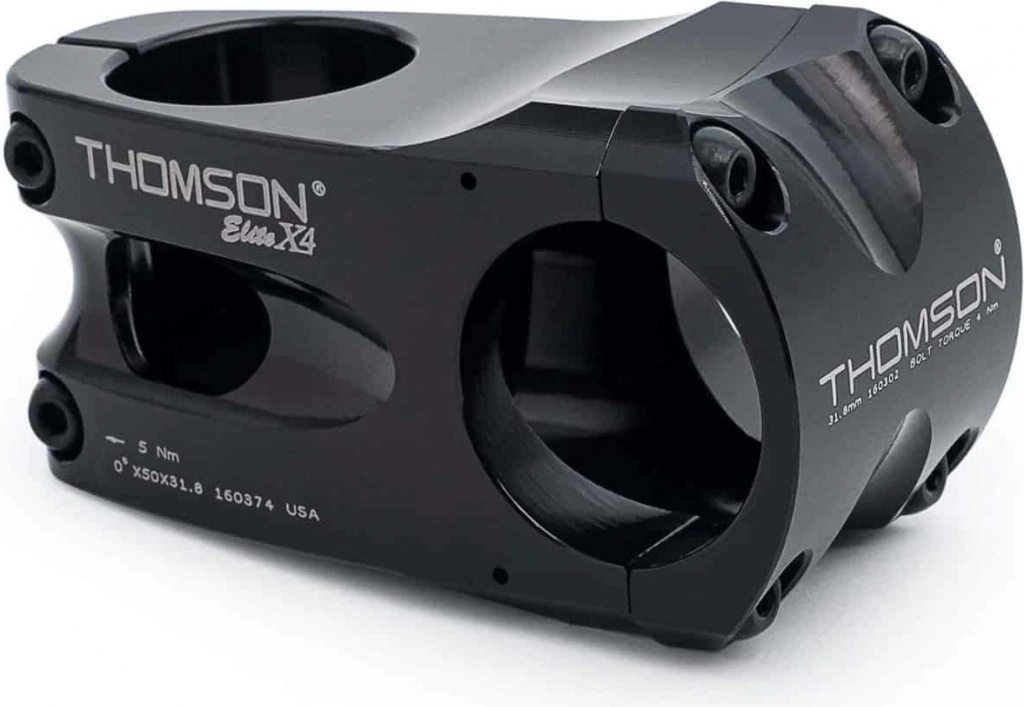TOMSON EliteX4 90mm 0° Thomson Elite X4 - 31.8 mm - MTB Stem - 1 1/8