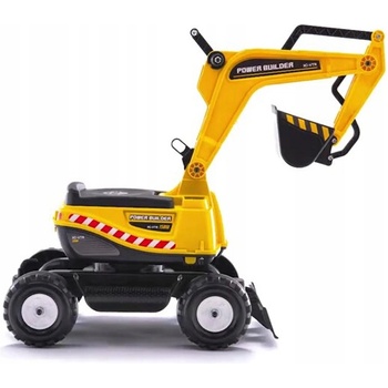 Falk bager JCB žltý s odklopným sedadlom a helmou