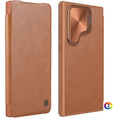 Samsung Galaxy S24 Ultra 5G Nillkin Кожен Калъф и Протектор